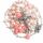 Nazareth Store Katholische rosa Perle Perlen Rosenkranz Halskette 6pcs Unsere Rose Lourdes Medaille & Kreuz NS
