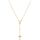 Miabella 18 Karat Gold über Sterling Silber italienischen Rosenkranz Bead Kreuz Y Halskette Kette für Frauen Männer, 20 Zoll
