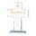YWHL 30 Years Anniversary Cross Gifts for Him Her, 30th Wedding Anniversary Meaningful Gifts for Couples, Glass Cross Keepsake with Steanding Base, 30 Years of Marriage Gift