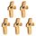 Yookin Kreuz mein Herz | Ermutigungsgeschenk Holzkreuz Fingerspitze Stressabbau Geschenke Tasche kleines Kreuz Weihnachtsgeschenk Handheld Holzkreuz (Olivgrün, 5 Stück)