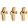 Yookin Kreuz mein Herz | Ermutigungsgeschenk Holzkreuz Fingerspitze Stressabbau Geschenke Tasche kleines Kreuz Weihnachtsgeschenk Handheld Holzkreuz (Olivgrün, 3 Stück)