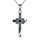 POPLYKE Davidstern Kreuz Halskette Sterling Silber Türkis Davidstern Anhänger Kette Religiöser Christlich Jüdischer Schmuck Geschenke für Frauen Männer