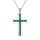 YFN Kreuz Halskette Sterling Silber Grüner Malachit Kreuz Anhänger Schmuck Geschenke für Damen Herren Mädchen Jungen