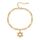 OHAYOO Davidstern Armband Damen 14K Gold Plated 925 Sterling Silber Vergoldet Liebeskind Goldenes Schmuck für Frauen Mädchen Tochter Mutter