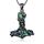 CUPENDA Thor Hammer Halskette Sterling Silber Schwarz Mjolnir Baum des Lebens Anhänger Nordic Wikinger Schmuck Geschenke für Damen