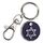 Davidstern Jüdisches Symbol Trolley Token Schlüsselanhänger New Shpe 12 Seiten x 1 Einheit, Schwarz