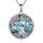 YFN Baum des Lebens Halskette Sterling Silber Frieden Anhänger Schmuck Friedenszeichen Geschenke für Damen Herren