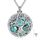 YFN Baum des Lebens Halskette Sterling Silber Keltischen Lebensbaum Anhänger Schmuck Geschenke für Damen Herren Mädchen (Nüchternheit Urne)