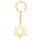 VASSAGO Davidstern Schlüsselanhänger für Damen und Herren, jüdischer Stern, Menora-Schlüsselanhänger, Edelstahl, Chanukka-Schlüsselanhänger, Israel, religiöser Schmuck, Gold 2, One size