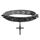 Eigso Gothic Leder geflochtene Flügel Halskette Halsband für Frauen Mann Retro Classic Vintage Nietenhalsband für Frau Mann