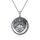Shusukue Triple Moon Goddess Kette Dreifachmond-Göttin Halskette 925 Sterling Silber Lotus-Anhänger Heidnischer Mystik-Schmuck & Wicca-Amulett für Damen und Herren