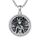Shusukue Medusa Anhänger Halskette 925 Sterling Silber Medusa Schlange Kette Gorgon Halskette Antikes Griechische Mythologie Schmuck Geschenke für Frauen Männer