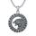 Shusukue Wikinger-Wolfskopf-Halskette, 925er Sterlingsilber, Wikinger-Amulett-Halskette, Wikinger-Wolf-Ornamente, Halskette, Anhänger, Schmuck für Männer
