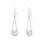 Mond Stern Ohrringe für Frauen, 925er Sterling Silber Halbmond Stern Tropfen Ohrringe Hypoallergen Mondhaken Ohrring Schmuck Geschenk für Geburtstag Grabschluss