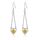Sonnenblumen Ohrringe, 925er Sterling Silber Sonnenblumen-Tropenohrringe für Frauen Sonnenblumen Herz Ohrringe Sonnenblumen Schmuck Geschenk für Geburtstag Weihnachten