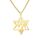 kkjoy Baum des Lebens mit Hexagramm Halskette Edelstahl Davidstern Anhänger Halskette Natur inspiriert spirituellen Schmuck für Frauen Männer