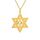 Tetragrammaton Davidstern Halskette Yhvh Yhwh Jehovah Yahweh Hebräische Halskette Jüdischer Stern Halskette Biblische Namen Gottes Anhänger Israel Jüdischer Schmuck Chanukka Geschenk Frauen (gold)