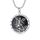 Shusukue St. Michael Kette, Erzengel Saint Michael Amulett Schutzpatron Halskette 925 Sterling Silber, Medaillen Gebetsmünzen Anhänger Religiöser Schmuck für Frauen Männer (Schwarzer Onyx)