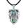 YFN St. Michael Kreuz Halskette für Frauen Männer Sterling Silber Religiöse Beschützer Anhänger St. Michael Erzengel Schmuck Geschenke (abalone)
