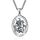 ADMETUS Heiliger Georg Anhänger Halskette 925 Sterling Silber St. Georg und Drache Medaille Schutz Schmuck Religiöse Geschenk für Herren