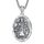 Virgen de Monte Carmelo Kette Sterling Silber Unsere Dame von Monte Carmelo Medaille Halskette Monte Carmelo Anhänger Schmuck Religiöse Geschenke für Herren