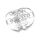 RWQIAN Damen Erzengel Silber Ring Metatron Muster Edelstahl Heilige Erzengel Ring Hohlring Einstellbare Schmuck Geschenk