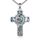 YFN Heiliger Andreas Kreuz Halskette Sterling Silber Religiöser Beschützer Anhänger St Andrew Schmuck Saint Andrew Geschenke für Damen Herren