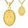 Eusense Jungfrau Maria Halskette Miraculous Holy Mary Anhänger 925 Silber Religiöse Katholische Amulett Beschützer Talisman Schmuck Geschenk für Frauen Männer
