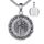 YFN Heiliger Maximilian Kolbe Halskette Sterling Silber Religiöse Beschützer Anhänger St Maximilian Kolbe Schmuck Geschenke für Damen Herren