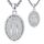 Eusense Heilige Jungfrau Maria Halskette St Mary Anhänger 925 Sterling Silber Saint Kette Katholischer Religiöser Schmuck Medaille Schutzamulett für Frauen Damen