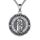 YFN Heiliger Peregrine Halskette Sterling Silber Religiöser Beschützer Anhänger St Peregrine Schmuck Saint Peregrine Geschenke für Damen Herren