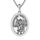 DOTBJ 925 Sterling Silber Erzengel Raphael Anhänger Kette mit Edelstahlkette 55,88cm + 5cm