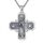 DOTBJ 925 Sterling Silber Wundertätige Medaille Jungfrau Maria Kreuz Anhänger Kette mit Edelstahlkette 55,88cm + 5cm