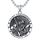 Shusukue Saint Christoph Kette 925 Sterling Silber, St. Christoph Amulett Schutzpatron Halskette, Medaillen Gebetsmünzen Anhänger Katholisch Religiöser Schmuck für Frauen Männer