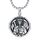 Shusukue St. Michael Kette, Erzengel Saint Michael Amulett Schutzpatron Halskette 925 Sterling Silber, Medaillen Gebetsmünzen Anhänger Christlicher Religiöser Schmuck für Frauen Männer