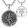 Shusukue Halskette mit Heiligem Michael, 925er Sterlingsilber, Anhänger mit Erzengel-Michael-Medaille, Amulett, Talisman des Heiligen Michael, Schild, Geschenk für Männer und Väter