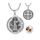 Shusukue Personalisierte St. Benedikt Kette 925 Silber Heiliger Benedikt Medaille Amulett Schutzpatron Halskette Christlicher Religiöser Anhänger