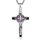 AEONSLOVE Kreuz Kette Silber 925 Kreuzkette Silber Herren Damen Jesus Kruzifix Halskette Benedikt Kreuz Anhänger Heilige Benedikt Medaille Christlicher Schmuck Katholischer Geschenke