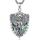 AEONSLOVE Erzengel Michael Anhänger Silber 925 für Damen Herren Heiliger Michael Medaille Kette Saint Michael Archangel Amulett Halskette Abalone-Muschel Katholische Schmuck Religiöse Geschenk