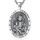 EUDORA Harmony Ball Heilige Joseph Kette Medaille für Damen Herren Sterling Silber 925, Heilige ST Joseph Halskette Anhänger Christlicher Schmuck Vatertag Geschenke für Vater Ehemann, 55CM + 61CM