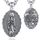 AEONSLOVE Jungfrau Maria Halskette Sterling Silber Virgen de Guadalupe Anhänger Madonna Wundertätige Medaille für Damen Herren Religiöse Amulett Schmuck Katholisch Christlich Geschenke