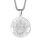 Herren St. Christophorus Anhänger Halskette das Siegel der sieben Erzengel Religiöser Medaillon Modeschmuck für Männer und Frauen Jungen Edelstahl christliches Geschenk