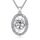 YEESIA Halskette mit Heiligem Herz, 925er Sterlingsilber, Halskette mit Anhänger Heiliges Herz, Heilige Medaille, Amulett, Glaube, religiöser Schmuck, Geschenke für Frauen und Männer