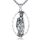 YEESIA Jungfrau Maria Halskette für Frauen 925 Sterling Silber Mary Miraculous Medal Our Lady Of Guadalupe Anhänger Halskette Religiöser Schmuck Geschenke