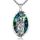 YEESIA Jungfrau Maria-Halskette für Damen, 925er-Sterlingsilber, Maria-Wundermedaille, Halskette mit Anhänger „Unsere Liebe Frau von Guadalupe“, mit Abalone-Muschel, religiöser Schmuck, Geschenk