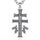 AEONSLOVE Caravaca Kreuz Kette Silber 925 Kreuzkette Silber Herren Kruzifix Halskette Damen Jesus Anhänger Religiöse Geschenke Schutzamulett Christlicher Schmuck Herren