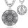 AEONSLOVE Metatrons Würfel Halskette Silber 925 Heilige Geometrie Anhänger Herren Damen Erzengel Metatron Medaille Metatrons Würfel Schmuck