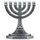 Fopytu Mini 7-Branch Menorah Kerzenhalter Für Schabbat, Tabernakel, Jüdische Kerzenhalter Home Decor Ornamente Tisch Herzstück Display