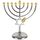 BESPORTBLE Hanukkah Menorah Chanukka 9 Zweig Kerzenhalter Jüdischer Kerzenständer Dekorativer Kerzenhalter Metallkandelaber Tischdekoration Für Hochzeitstischdekoration