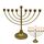 Menorah-Kerzenhalter, Hanukka, Kerzenhalter Hanukka für Kerzen mit einem Durchmesser von 0,51 Zoll (0,51 Zoll), abnehmbare Menora mit 7/9 Zweigen, Vintage Menora aus Hanukkah-Eisen für Schabbat,